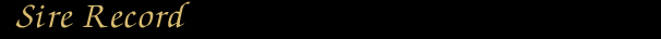 Sire Record